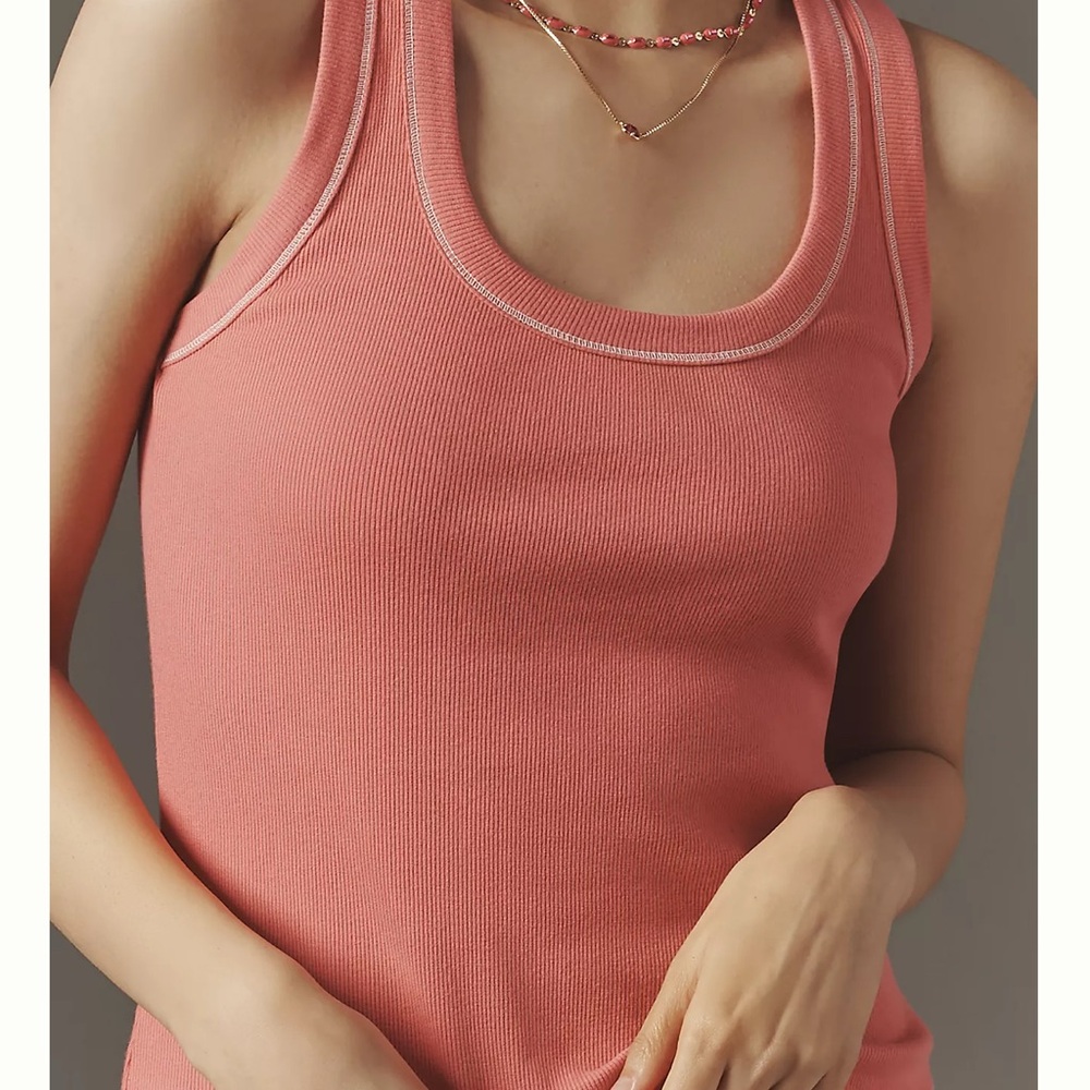 Pilcro Coral Tank Top